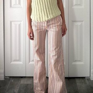 Colorful striped pants